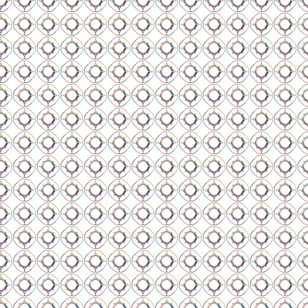 Modello Senza Soluzione Continuità Con Forme Geometriche Illustrazione Vettoriale — Vettoriale Stock