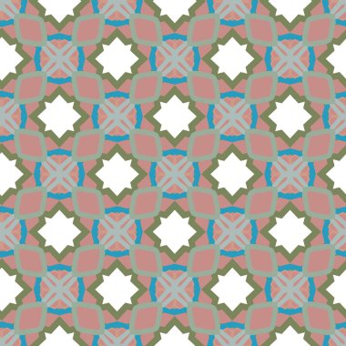 Geometrik şekilli kusursuz desen çizimi