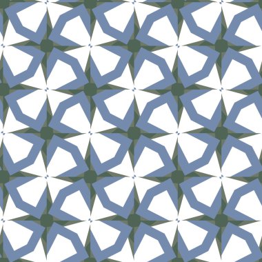 Geometrik şekilli kusursuz desen vektör çizimi