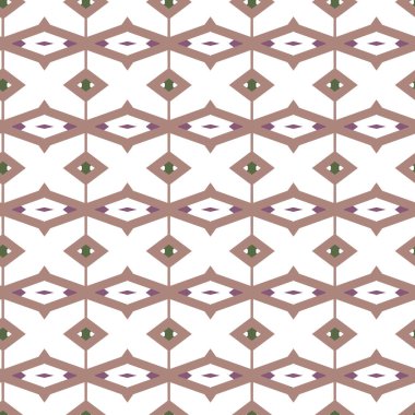 Geometrik şekilli kusursuz desen vektör çizimi