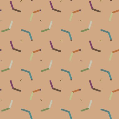 Geometrik şekilli kusursuz desen vektör çizimi