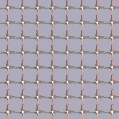 Geometrik şekilli kusursuz desen vektör çizimi