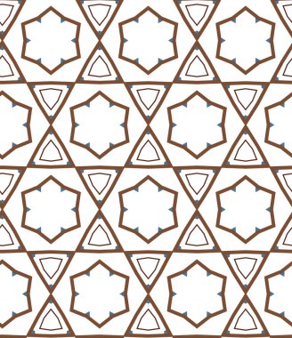 Geometrik şekilli kusursuz desen çizimi