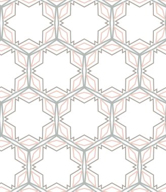 Geometrik şekilli kusursuz desen vektör çizimi