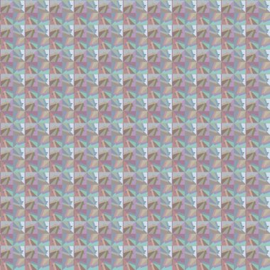 Geometrik şekilli kusursuz desen vektör çizimi