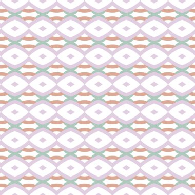 Geometrik şekilli kusursuz desen vektör çizimi