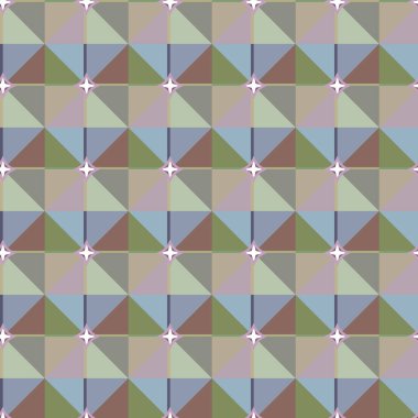 Geometrik şekilli kusursuz desen çizimi