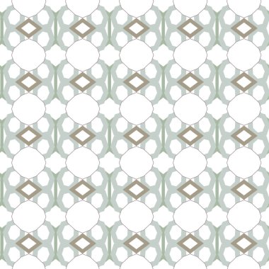 Geometrik şekilli kusursuz desen vektör çizimi