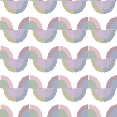 Geometrik şekilli kusursuz desen vektör çizimi