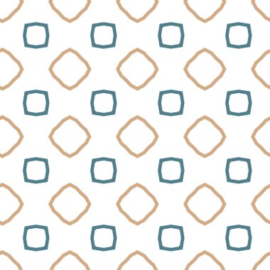 Geometrik şekilli kusursuz desen vektör çizimi