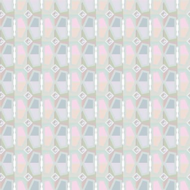 Geometrik şekilli kusursuz desen vektör çizimi