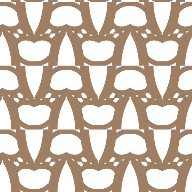 Geometrik şekilli kusursuz desen vektör çizimi