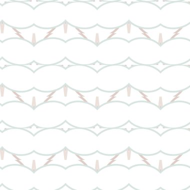 Geometrik şekilli kusursuz desen vektör çizimi