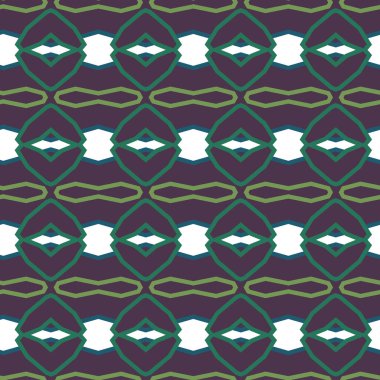 Geometrik şekilli kusursuz desen vektör çizimi