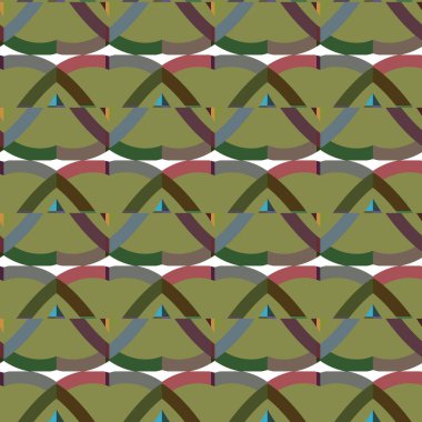 Geometrik şekilli kusursuz desen vektör çizimi