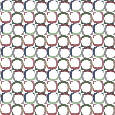 Geometrik şekilli kusursuz desen vektör çizimi