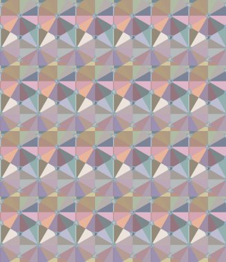 Geometrik şekilli kusursuz desen vektör çizimi