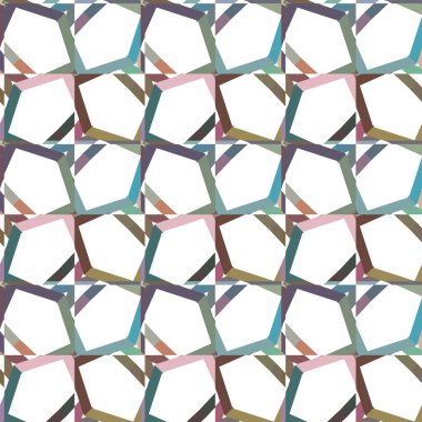 Geometrik şekilli kusursuz desen çizimi