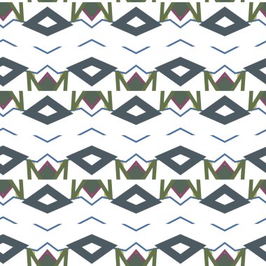 Geometrik şekilli kusursuz desen vektör çizimi