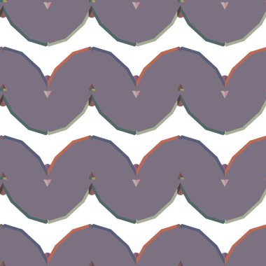 Geometrik şekilli kusursuz desen vektör çizimi