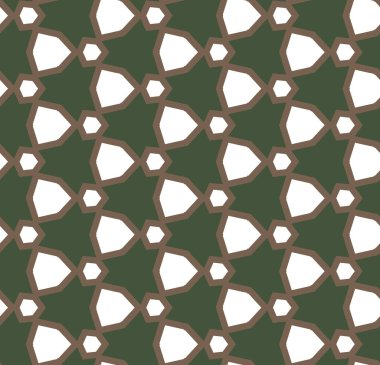 Geometrik şekilli kusursuz desen vektör çizimi