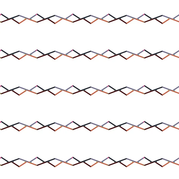 Nahtlose Muster Mit Geometrischen Formen Illustration — Stockvektor