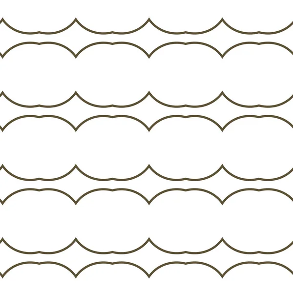 Modello Senza Soluzione Continuità Con Forme Geometriche Illustrazione Vettoriale — Vettoriale Stock