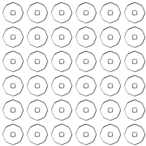 Geometrik Şekilli Kusursuz Desen Vektör Çizimi — Stok Vektör