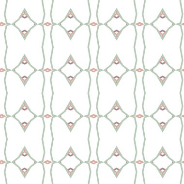 Geometrik şekilli kusursuz desen vektör çizimi