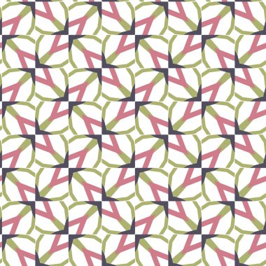 Geometrik şekilli kusursuz desen çizimi