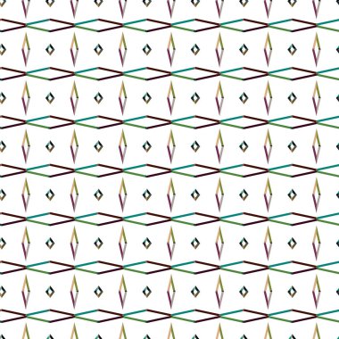 Geometrik şekilli kusursuz desen çizimi