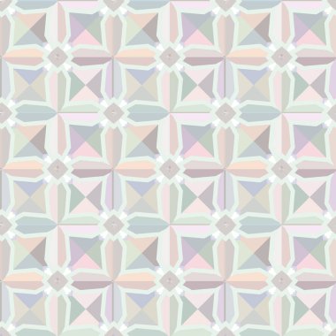 Geometrik şekilli kusursuz desen vektör çizimi