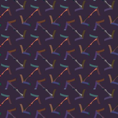 Geometrik şekilli kusursuz desen çizimi