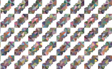 Geometrik şekilli kusursuz desen vektör çizimi