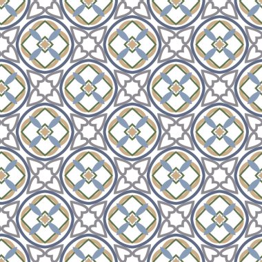 Geometrik şekilli kusursuz desen çizimi