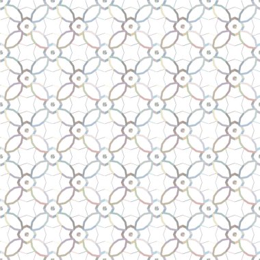 Geometrik şekilli kusursuz desen çizimi