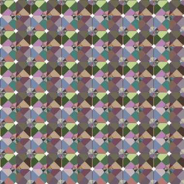 Geometrik şekilli kusursuz desen çizimi