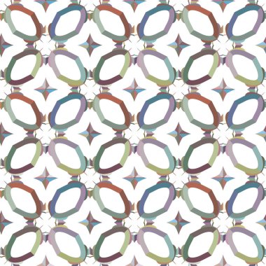 Geometrik şekilli kusursuz desen çizimi
