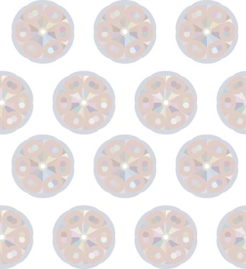 Geometrik şekilli kusursuz desen vektör çizimi