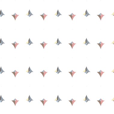 Geometrik şekilli kusursuz desen vektör çizimi