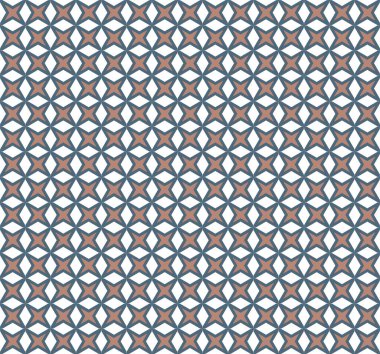 Geometrik şekilli kusursuz desen vektör çizimi