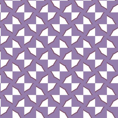 Geometrik şekilli kusursuz desen vektör çizimi