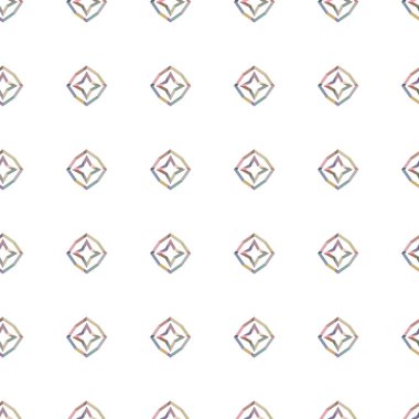 Geometrik şekilli kusursuz desen çizimi