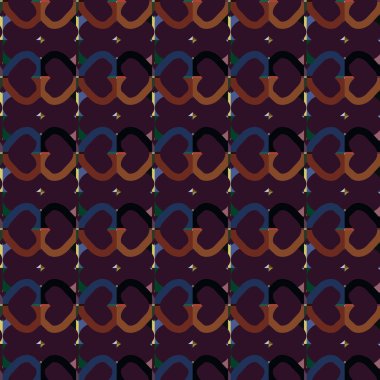 Geometrik şekilli kusursuz desen çizimi