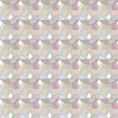 Geometrik şekilli kusursuz desen vektör çizimi