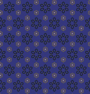 Geometrik şekilli kusursuz desen çizimi
