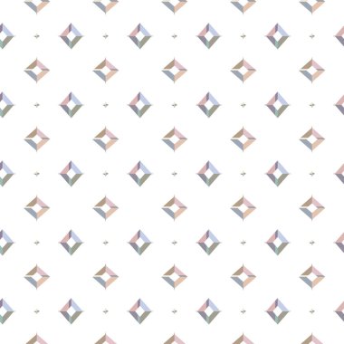 Geometrik şekilli kusursuz desen çizimi