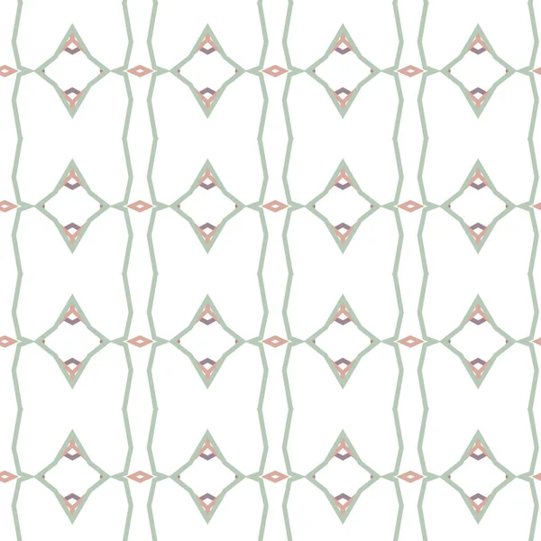 Modello Senza Soluzione Continuità Con Forme Geometriche Illustrazione Vettoriale — Vettoriale Stock