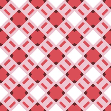 Geometrik şekilli kusursuz desen vektör çizimi