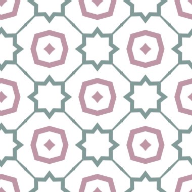 Geometrik şekilli kusursuz desen çizimi